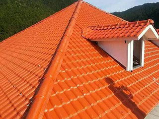 樹脂瓦在樓頂建筑中的應(yīng)用與樣板圖展示